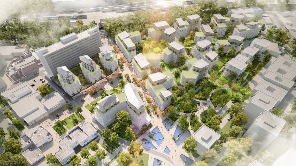 Projet renouvellement urbain Boissy-Saint-Leger Vue d'ensemble