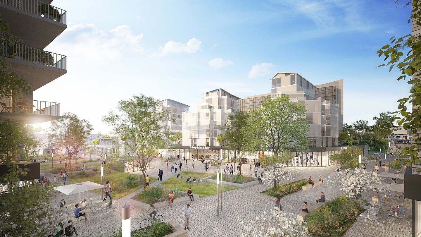 Projet renouvellement urbain Boissy-Saint-Leger place